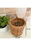Wicker Basket, Decorative Small Basket, Decorative Kitchen Basket, Wicker Organizer Bathroom Basket - 5