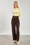 Women's Polo Neck Long Sleeve Bodysuit - Yellow - 4