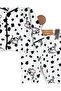 Unisex Transitional Cow B Printed K Double-Breasted Collared 6-9-12-18-24 Months Nightwear Pajama Set - 5