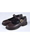 Mary Jane Moccasin Loafer Ballet Casual Comfortable Lightweight Trendy Belted Ballet Shoes - 5