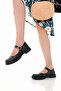 Mary Jane Moccasin Loafer Ballet Casual Comfortable Lightweight Trendy Belted Ballet Shoes - 3