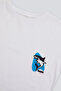Kids Boy Embroidered Short Sleeve Comfort Basic T-Shirt – White - 2
