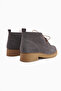 Henna Genuine Leather Anthracite Suede Lace-Up Women's Boots - 4