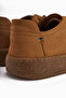 Judi Genuine Leather Tan Comfortable Sole Women's Sneakers - 5