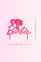 Barbie Written Birthday Cake Topper Cake Stick (Cake Decoration) - 2