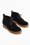 Henna Genuine Leather Black Suede Lace-Up Women's Boots - 2