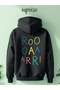Roar Printed Cotton 3 Thread Oversize Sweatshirt