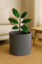 Jute Wicker Multi-Purpose Decorative Organizer Flower Pot Basket Garden Organizer Basket Width 25 Length 20 cm - 3