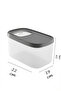 3-Piece 10 Liter Detergent Tablet Storage Box with Stripes - Food and Vegetable Container with Sliding Lid - 3