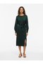 Rochie tricotată midi cu curea