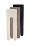 Strumpfhose 3er-Pack gerippte - 2
