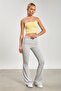 Women's Strap Tank Top with Chest Pads - Yellow - 4