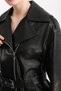 Maroquin Leather Aphrodite Women's Jumbo Trench Coat - 4