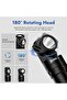 L1 Rechargeable LED Flashlight, 2000 Lumens, 180° Rotating Dual Light, IP68 - 5