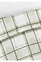 Hermes 100% Cotton Double Duvet Cover Set 200X220Cm Khaki - 3