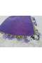 Handmade Needle Embroidery Patternless Writing, Scarf, Yemeni, Mevli̇t Cover, Gift with 4 Embroidered Edges - 7