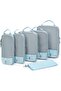 6 Set Compression Packing Cubes for Travel