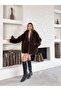 Women's Oversize Zippered Plush Teddy Jacket