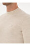 Beige Slim Fit Wool Blend Quarter Fisherman Basic Knitwear Sweater 50315295-Vr011 - 7