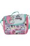 Girl's Three-Eyed Pink and White Elementary School Triple School Bag Set - Cute Cats - Ppset5200 - 3