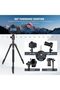 77-Inch Tripod, Camera Tripod for DSLR, 2-in-1 Compact Aluminum Tripod Monopod with 360 Degre - 4