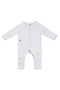 Sleeping Blue Teddy Bear Baby Set Combo 4 pcs, Sleep suit/Burp cloth/Hat/Bib - 2