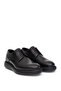 Black Eva Sole 100% Leather Smart Casual Shoes 50312158-Vr046