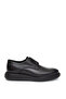 Black Eva Sole 100% Leather Smart Casual Shoes 50312158-Vr046 - 2