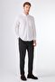 White Linen Pocket Detailed Regular Fit Men's Shirt - 3