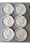 Floral 6 Piece 20 cm Cake & Serving Plate