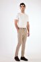 Men's Slim Fit Mink Trousers - 2