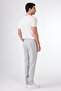Men's Regular Fit Light Gray Trousers - 3