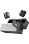 Mic 3 Wireless Microphone System (2 TX + 1 RX + Charging Case) – Dual-Channel Noise Canceling Mic with 32-Bit Float Recording for Vlogging, Podcasts & Interviews