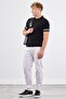 Men's slim fit polo collar black knit t-shirt - 5