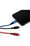 شاحن جوال 2PCSCOMBO 3 في 1 كابل شحن لأجهزة Android Type-c Iphone Mobile Phone USB Single - 3