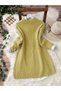 Baklava Soft Sweater Tunic - Yellow - 4