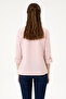 Women's Powder Pink Long Sleeve Basic Shirt 50316711-VR042 - 5