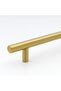 Furniture Kitchen Drawer Cabinet Cupboard Handle Knob Handles (128 mm -12.8 cm) Gold Golden Metal (5 Pieces) - 4