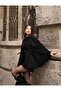 Women's Belted Cape Poncho Coat - 3