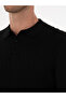 Black Slim Fit Wool Blend Polo Neck Knitwear Sweater 50311890-Vr046 - 7