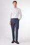 Navy Blue Knitted Dobby Slim Fit Casual Suit - 8