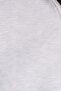 Women's Relax Fit Comfortable Cut Cotton Fleece Lined Half Zipper Gray Stand Collar Sweatshirt - 6