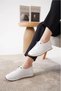 Daily Orthopedic Sole Soft Material Patterned Comfortable Women's Sports Ballerina Shoes
