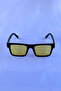 Rectangular Unisex Sunglasses with Uv400 Protection - 4
