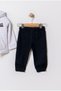 Baby Seasonal 3-Piece Set Hooded Sweatshirt Printed T-Shirt and Sweatpants - 3
