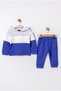 Baby Seasonal 2-Piece Set Hooded Sweatshirt with Embossed Lettering and Sweatpants