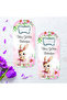 10 Baby Gift Opener Magnets with Rabbit Figures (with Card and Gelatin)