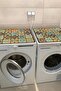 Clothes Dryer Top Organizer Mat Liquid-Proof Cover Mediterranean Mosaics - 3