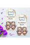 10 Wooden Embossed Twin Baby Opener Magnets - 2