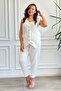 Carrot Leg Muslin Trousers - 3